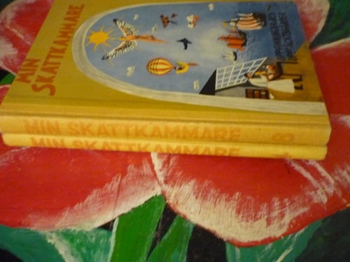 BOK, 2 STYCKEN BARNBÖCKER, MIN SKATTKAMMARE 4 & 8