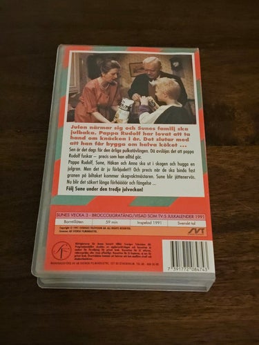 Sunes Vecka - Broccoligratäng 3 (Sv Tal) (VHS)