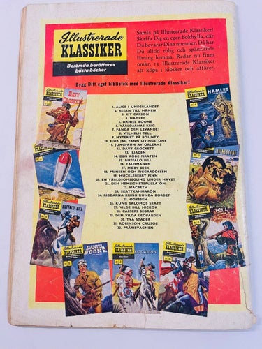 Illustrerade Klassiker Nr 19 , Första Utgåva !