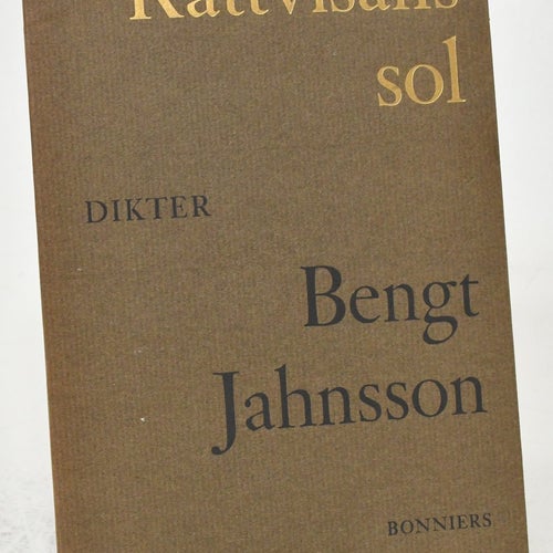 Rättvisans sol : dikter / Bengt Jahnsson.