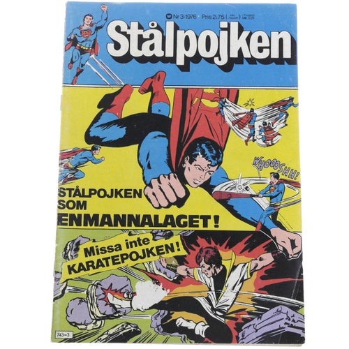 Stålpojken - 1976 - NR 3 - Enmannalaget | Karatepojkens ursprung