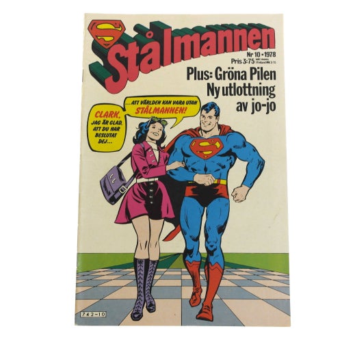 Stålmannen - 1978 - NR 10 - Aldrig mer Clark Kent!