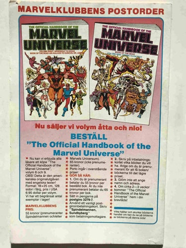 Marvels Universum - 1989:1 FN-VF