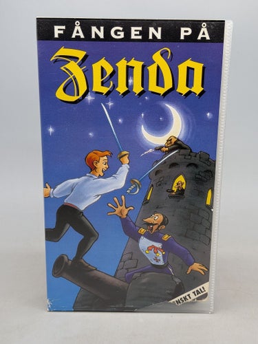 Fången på Zenda - Svenskt tal - VHS