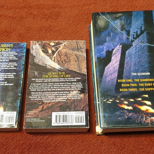 The Elenium 1-3 KOMPLETT – David Eddings – Klassisk Fantasy! Orginalspråket.