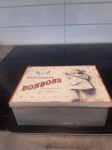 Plåt ask BONBONS Delicieuses