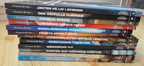 OLÄST inbunden Vetenskapens Nya Värld komplett 12 böcker
