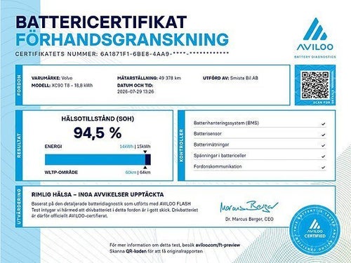 Volvo XC90 7-seater Recharge T8 AWD Geartronic, 456hk, 2023