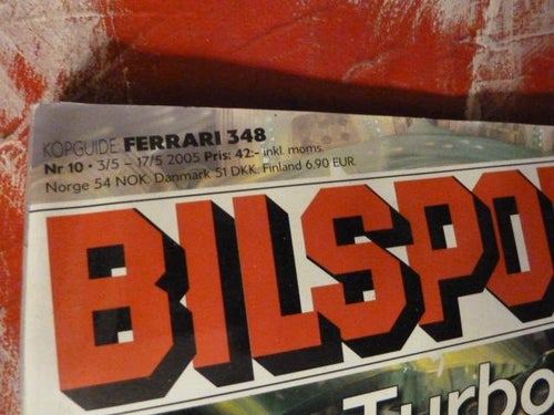 BILSPORT, NR 10 - 2005 , TIDNING