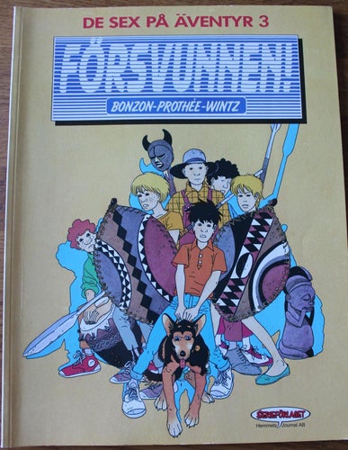 DE SEX på äventyr 1986 nr 3 Försvunnen