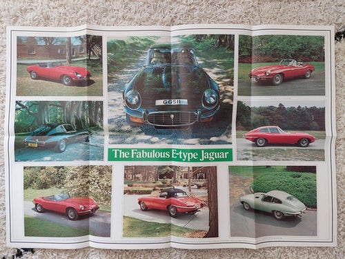 Jaguar E-type affisch
