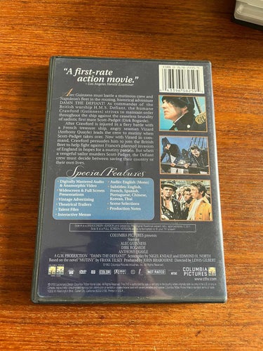 DVD-film: Damn The Defiant! (Alec Guiness, Dirk Bogarde)