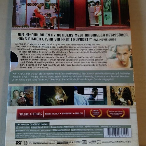The bad guy, Slipcase, Dvd