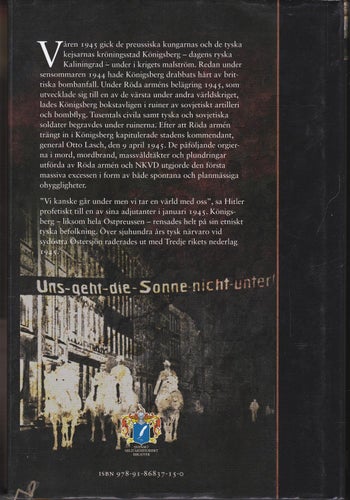 Otto Lasch / Fästningen Faller! / Königsberg 1945 / Inbunden / Nära nyskick