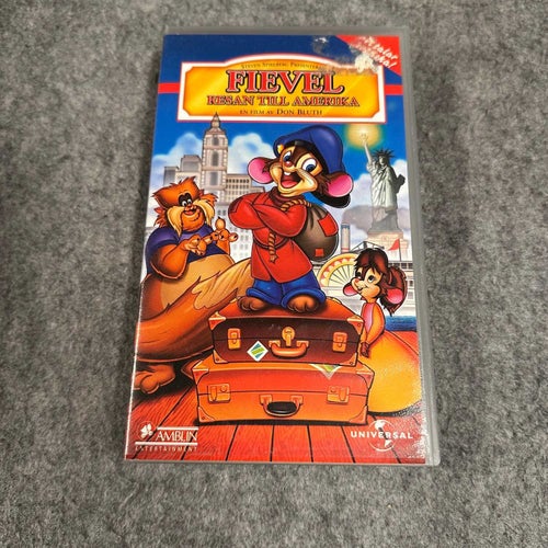 Fievel Resan till Amerika - VHS