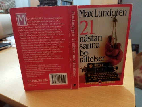 21 nästan sanna berättelser av Max Lundgren, bok, fine