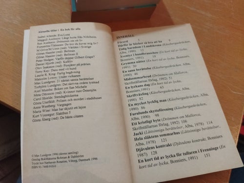 21 nästan sanna berättelser av Max Lundgren, bok, fine