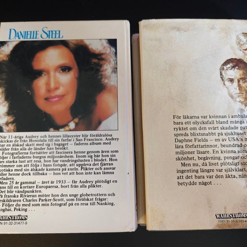 Danielle Steel Böcker - Vandringslust, En gång i livet, En familjesaga,