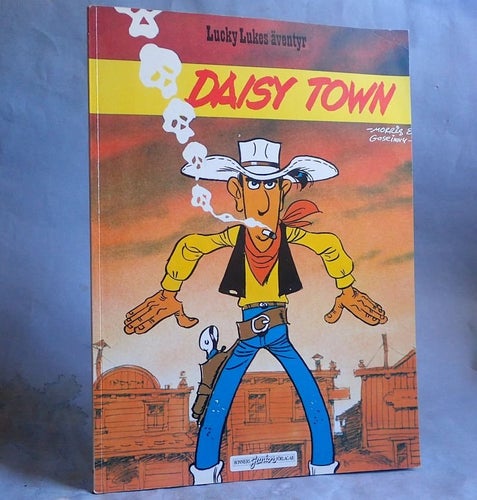 Lucky Luke album nr 48, Daisy Town . Morris & Goscinny . 1a uppl 1983