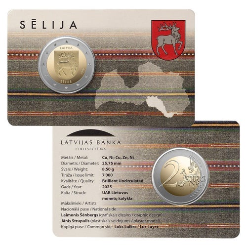 Latvia 2 Euro Selija 2025