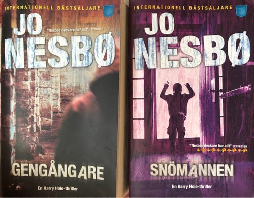 Bokpaket Jo Nesbø - Gengångare & Snömannen - Två Harry Hole-thrillers