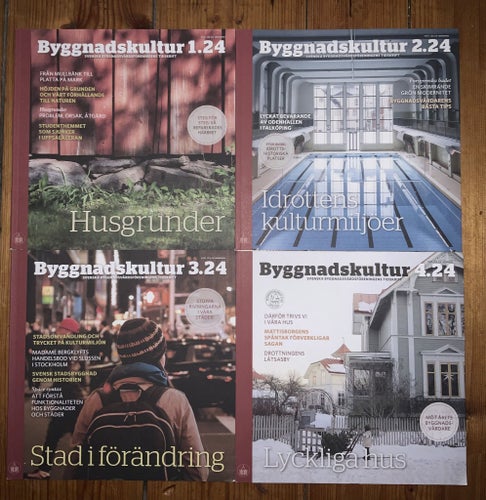 Byggnadskultur 1.24, 2.24, 3.24, 4.24