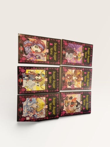 Sugar Sugar Rune 1-3 + 5-7 – Sällsynt Svensk Manga (Nära komplett svit!)