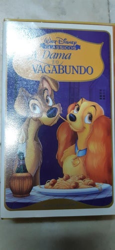 Walt Disney Lady och Lufsen VHS PAL tecknad barn film Portugisiskt utgåva 1998