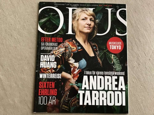OPUS NR 80 MUSIK OCH OPERA ANDREA TARRODI,DAVID HUANG,SIXTEN EHRLING