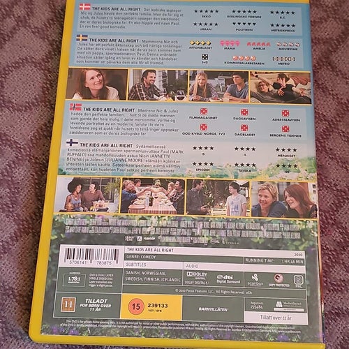 The Kids Are All Right - Julianne Moore DVD (Sv Text)