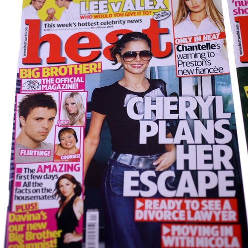 Heat Magazine-2 issues included-June/July 2008-NEW-Weight 588g-FREE postage