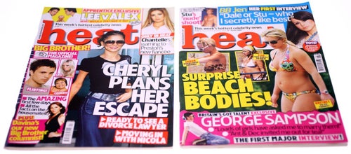 Heat Magazine-2 issues included-June/July 2008-NEW-Weight 588g-FREE postage