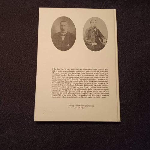 Från Katekesförhör till folkskola, Vara Hembygdsförening, 1990