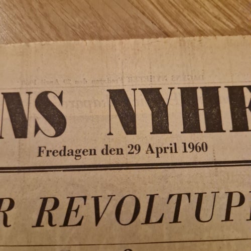 Dagens Nyheter tidning från 1960