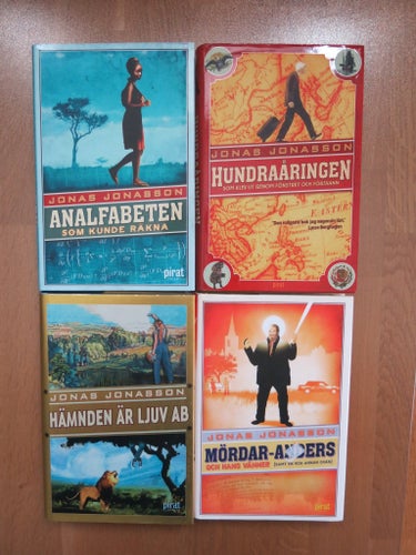 Jonas Jonasson - 4 böcker .