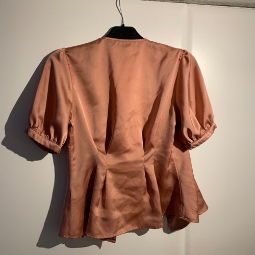Topshop rosa blus, storlek S