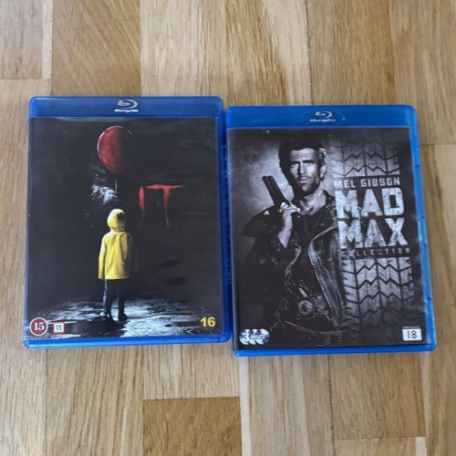 IT och Mad Max Collection Blu-ray