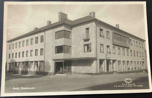 Åmål - Stadshuset - 1940-tal - Förlag Åmåls Tidningsaffär - A Ceder