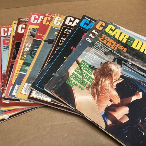 CAR and DRIVER 1976, 1977 och 1978 ## 12 STYCKEN TIDNINGAR ##