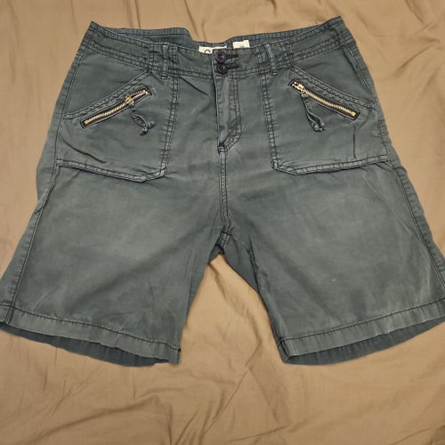 C denim grå shorts, storlek 38