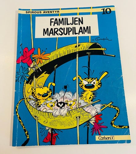 Spirous Äventyr - Familjen Marsupilami  . Första utgåva !