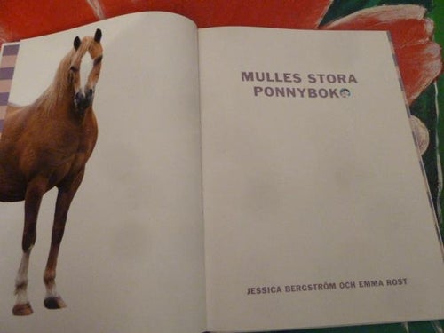 BOK, MULLES STORA PONNYBOK, JESSICA BERGSTRÖM, EMMA ROST