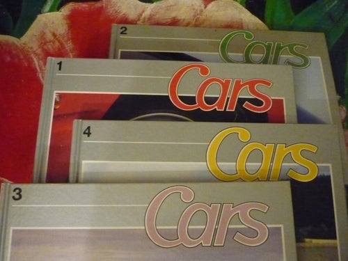 BOK, 4 STYCKEN CARS BÖCKER: 1, 2, 3, 4