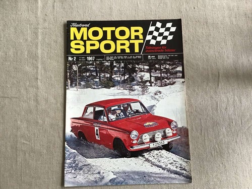 IMS MOTORSPORT NR 2 1967 RALLY I SM NORA ,MONTE CARLO RALLYT,FORMEL K,FERRARI
