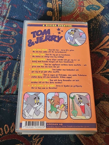 Tom /& Jerry... Spinner Vidare!VHS Svenskt Tal