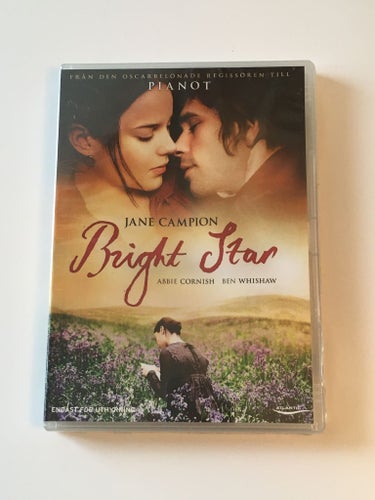 Bright star (2009 av Jane Campion). Inplastad DVD