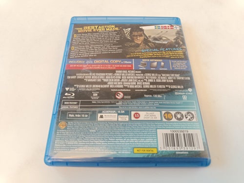 Mad Max: Fury Road m. Tom Hardy och Charlize Theron på Blu-ray