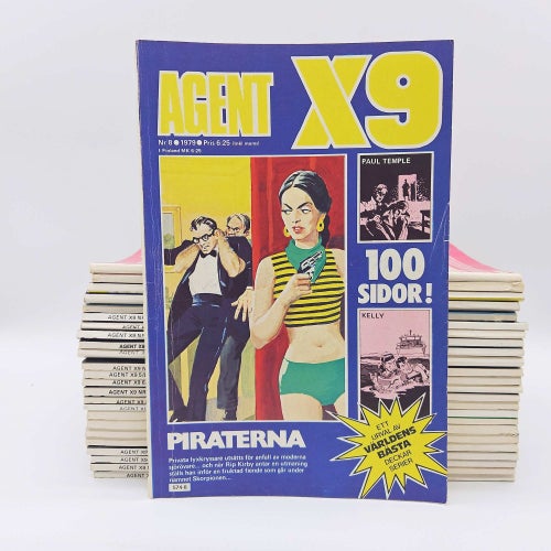 Agent X9 - 54 tidningar - 1977-1987