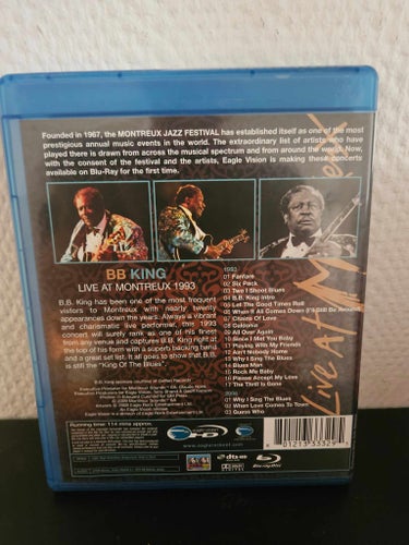 B.B. King Live At Montreux 1993 Blu-ray Blues Konsert Import