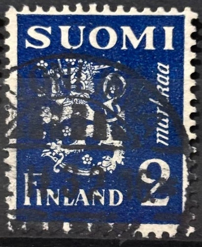 Finland Modell M30 2 Markkaa Blå